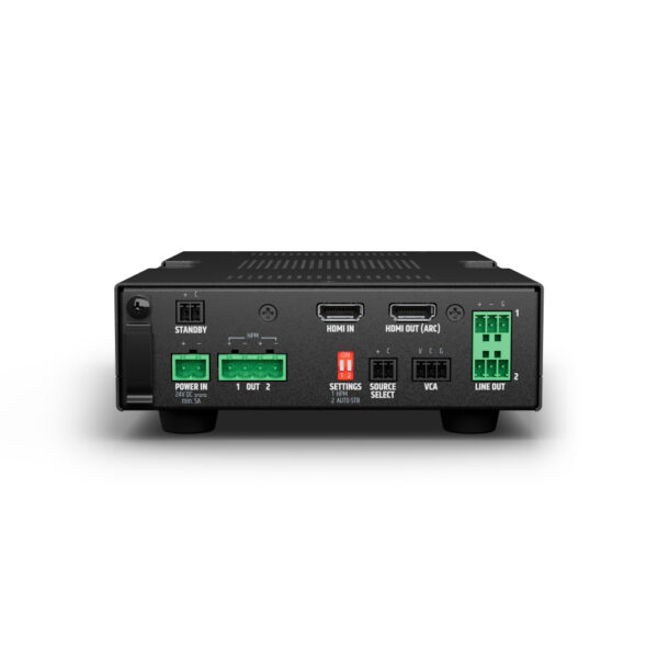 LD Systems TICA AMP 205 AV, HDMI Audio de-embedder & forsterker, 2x50W @ 4 Ohm. BE OM PRIS - Bilde 2