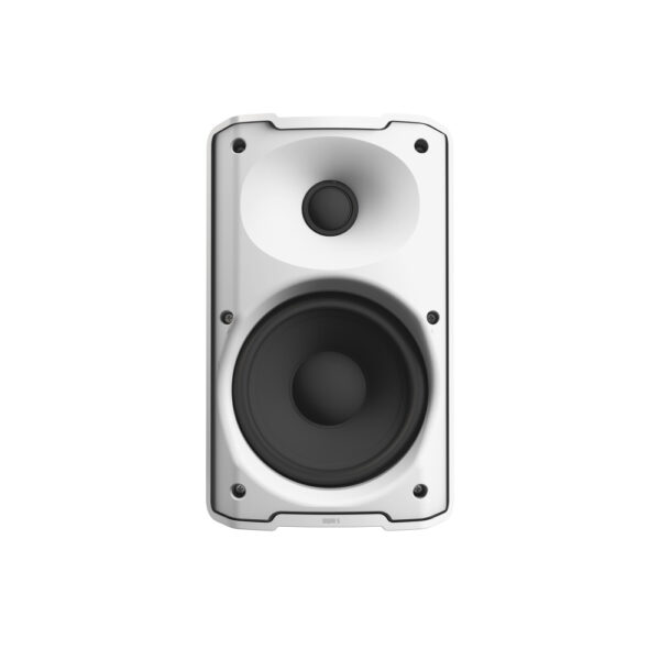 LD Systems DQOR 5W, 5" 2-veis innendørs/utendørs installasjons-høyttaler, 8 Ohm, hvit (par) - Bilde 2