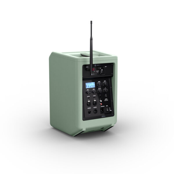 LD Systems ANNY® 8 BPH B8 mintgrønn, 8" bærbar batteridrevet høyttaler m/trådløs bøylemikrofon/lommesender, Bluetooth® og mikser - Bilde 11