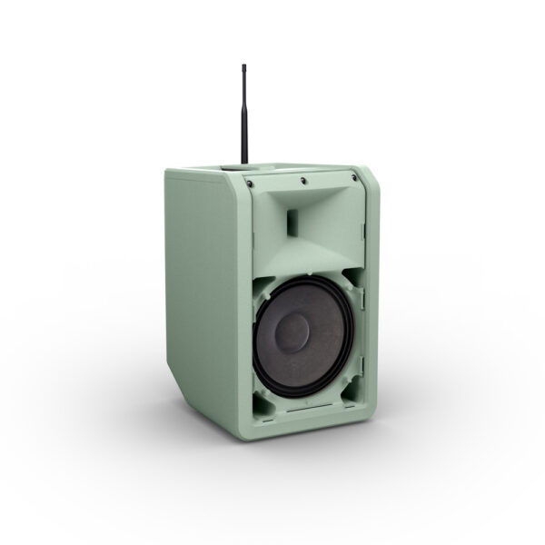 LD Systems ANNY® 8 BPH B8 mintgrønn, 8" bærbar batteridrevet høyttaler m/trådløs bøylemikrofon/lommesender, Bluetooth® og mikser - Bilde 8