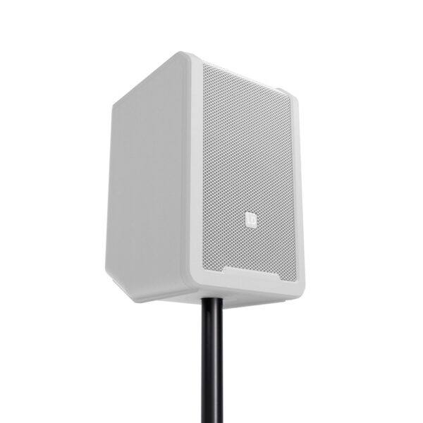 LD Systems ANNY® 8 hvit, bærbar batteridrevet høyttaler med Bluetooth® og digital mikser - Bilde 4