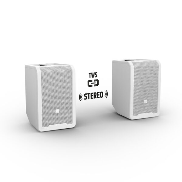 LD Systems ANNY® 8 hvit, bærbar batteridrevet høyttaler med Bluetooth® og digital mikser - Bilde 5