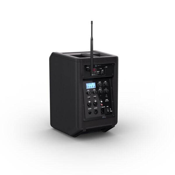 LD Systems ANNY® 8 BPH B8 sort, 8" bærbar batteridrevet høyttaler m/trådløs bøylemikrofon/lommesender, Bluetooth® og mikser - Bilde 6