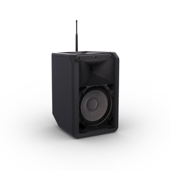 LD Systems ANNY® 8 BPH B8 sort, 8" bærbar batteridrevet høyttaler m/trådløs bøylemikrofon/lommesender, Bluetooth® og mikser - Bilde 7