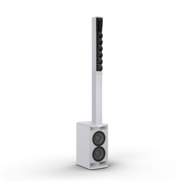 Utleie: Elegant, hvit LD Systems MAUI 11 G3 Mix , -søylehøyttaler m/sub og digital lydmikser - Bilde 5