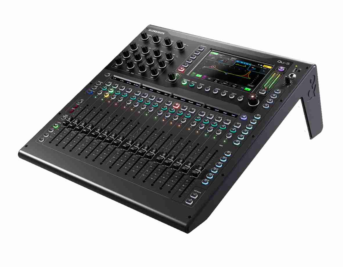 AHT QU-5D, Allen & Heath 32-kanals digital lydmikser m/Dante, 16+1 fadere - Bilde 2