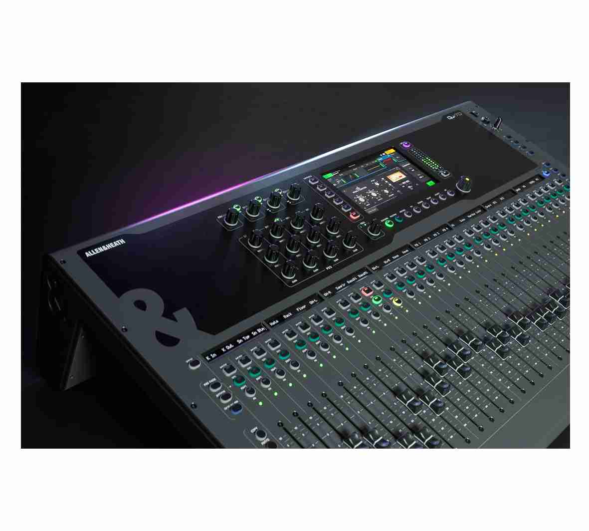 AHT QU-7D, Allen & Heath 96kHz digital lydmikser m/Dante, 38 kanaler inn/24 ut , 32+1 fadere - Bilde 3