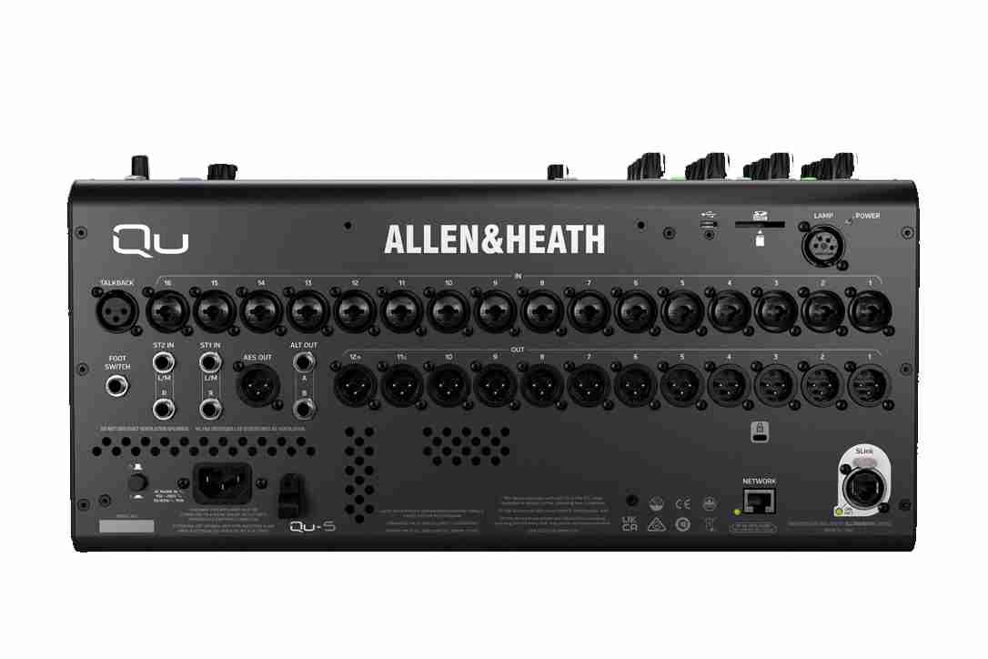 AHT QU-5D, Allen & Heath 32-kanals digital lydmikser m/Dante, 16+1 fadere - Bilde 3