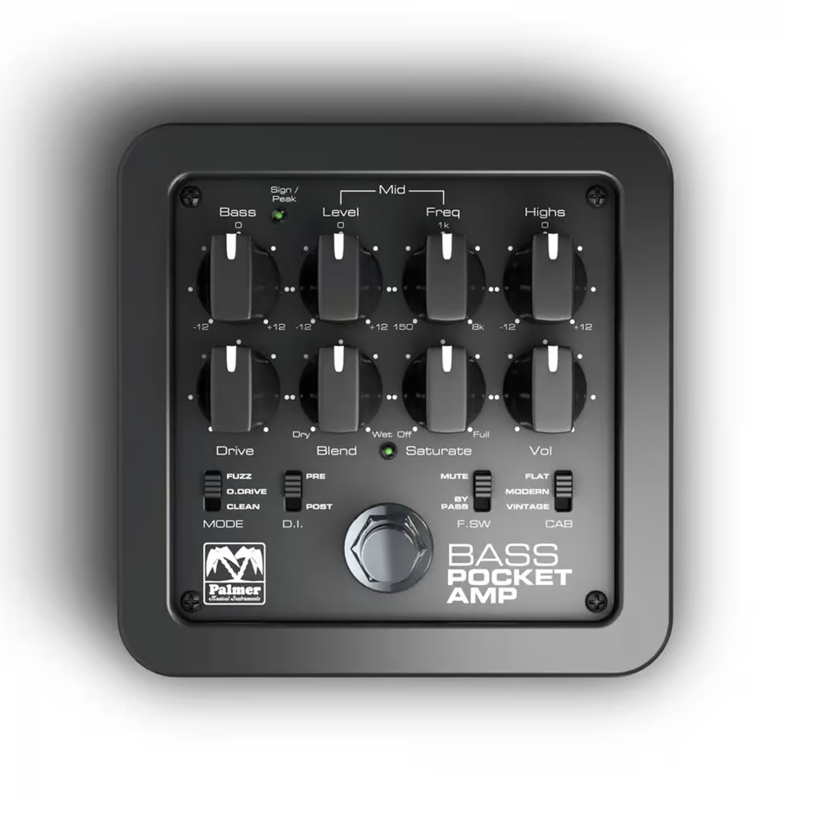 Palmer Bass pocket amp, preamp for bassgitarer