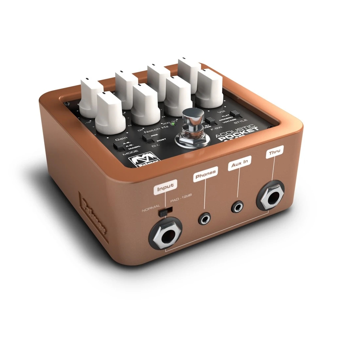 Palmer Acoustic pocket amp, preamp for akustiske gitarer - Bilde 3